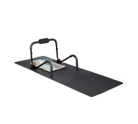 Relaxdays 16x Tappeto Ammortizzante e Insonorizzante per Attrezzi Fitness 60x60 cm, Set da 16, 3 m², Spessore 1 cm, Nero