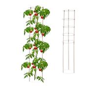 Relaxdays 2 supporti marroni da 150 cm per piante