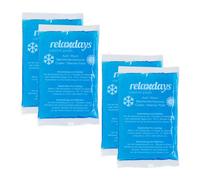 Relaxdays 20 cuscinetti gelati blu rettangolari