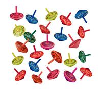 Relaxdays 24 trottole per bambini colorate