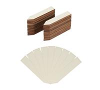 Relaxdays Bastoncini per piante Set da 240 pezzi – Legno 10,5 cm, iscrivibili, naturale