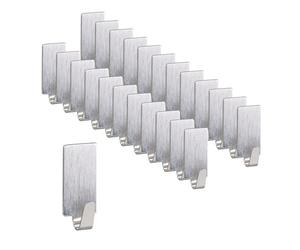 Relaxdays 240x gancetti autoadesivi da parete