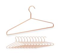 Relaxdays 24x grucce appendiabiti in rame