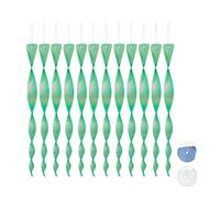 Relaxdays 24x Spaventapasseri verdi a spirale
