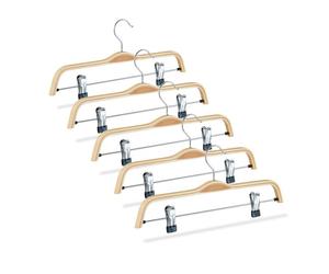 Relaxdays 25x grucce per pantaloni in legno