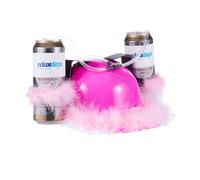 Relaxdays 2x caschi birra rosa