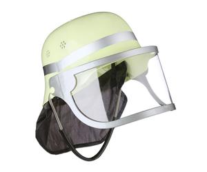 Relaxdays 2x casco da pompiere giallo per bambini