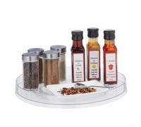 Relaxdays 2x cucina trasparente a piatti rotanti