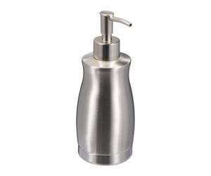 Relaxdays 2x dispenser in acciaio 400 ml argento