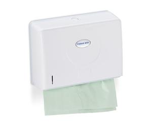 Relaxdays 2x dispenser muro per salviette di carta