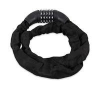 Relaxdays 2x lucchetto combinazione bici nero