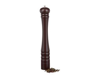 Relaxdays 2x macina pepe in legno marrone scuro