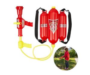 Relaxdays 2x pistola ad acqua per piccoli pompieri