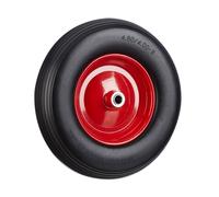 Relaxdays Ruota per carriola 4.80/4.00-8 - Pneumatico antipanne, Cerchione acciaio