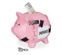 Relaxdays 2x salvadanaio urgente