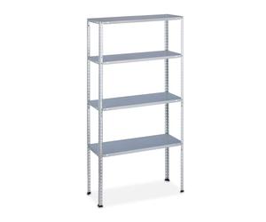 Relaxdays 2x Scaffale ad alta portata a 4 ripiani