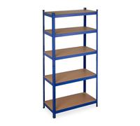 Relaxdays 2x scaffale blu 180x90x45