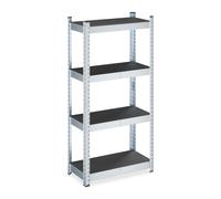 Relaxdays 2x Scaffali zincati pesanti 120x60x30