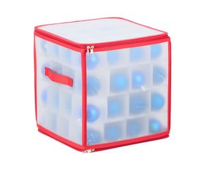 Relaxdays 2x Scatole per palline di Natale