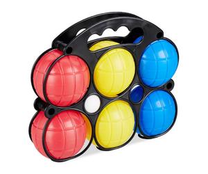 Relaxdays 2x Set da 6 bocce da gioco