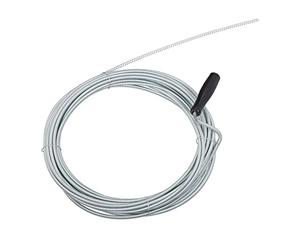 Relaxdays 2X Sonda Sturatubi da 10 m, Spirale Sturalavandini Meccanica, per WC, Doccia, Vasca, Ø 5mm, Argento