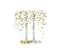 Relaxdays 2x sparacoriandoli 80 cm oro e argento