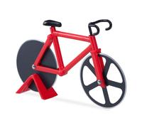 Relaxdays 2x Tagliapizza a forma di bicicletta