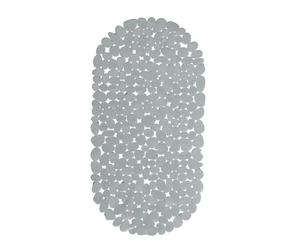 Relaxdays 2x tappeto antiscivolo per vasca grigio
