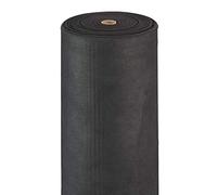 Relaxdays 2X Teli per Pacciamatura, 50g/m², Protezioni per Le Piante, Teloni Impermeabili e Resistenti, Anti UV, 100 Metri, Nero