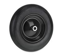 Ruota carriola Pneumatico antipanne 37 cm 1,8 kg Ruota per carrello Nero
