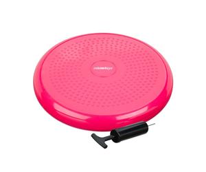 Relaxdays 3 cuscino propriocettivo fucsia con nodi