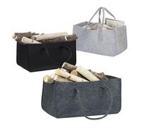 Relaxdays 3x borsa portalegna multicolori