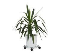 Relaxdays 3x carrello portavasi mobile con freno