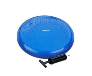 Relaxdays 3x cuscino propriocettivo blu con nodini