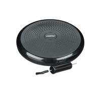 Relaxdays 3x cuscino propriocettivo nero con nodi