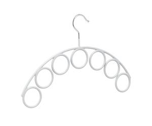 Relaxdays 3x Gruccia per sciarpe con 7 anelli