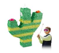 Relaxdays 3x pignatte a forma di cactus