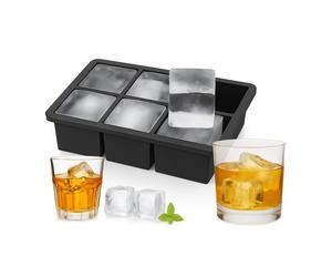 Relaxdays 3x Stampo silicone cubetti ghiaccio 5cm