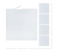 Relaxdays 40x Tappeto da Palestra, per Bambini, Puzzle da Assemblare, 60x60 cm, con Bordi, Fonoassorbente, Gomma Eva, Bianco