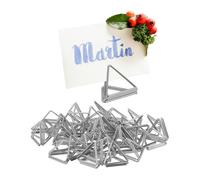 48 Clip Segnaposto Ferro Portacarte Portafoto Portamenù Tavolo Matrimonio Laurea