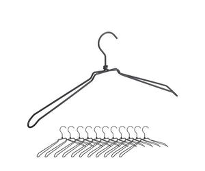 Relaxdays 48x grucce appendiabiti nere