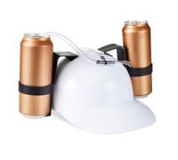Relaxdays 4x Casco festivo, bianco