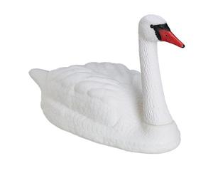 Relaxdays 4x Cigno decorativo XXL da giardino