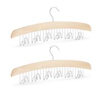 Relaxdays 4x gruccia portacinture da armadio