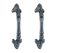 Relaxdays 4x maniglie grigie vintage per mobili