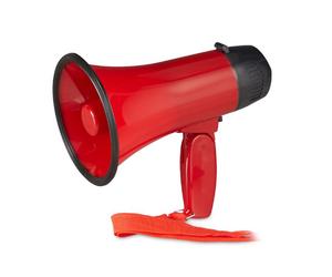 Relaxdays 4x Megafono rosso da stadio