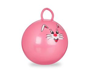 Relaxdays 4x palloni rosa per saltare