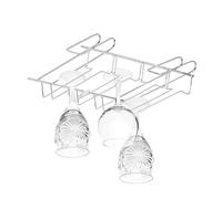 Relaxdays 4x Porta calici per 12 bicchieri a stelo