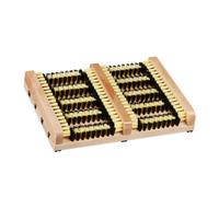 Pulisci scarpe da esterno Zerbino per esterni Legno Antiscivolo 1,1 kg 4 pz.