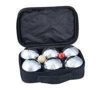 Relaxdays 4x Set da 6 bocce da gioco in metallo